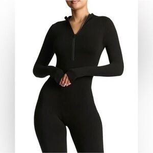 Naked Wardrobe Turtleneck Black Bodysuit